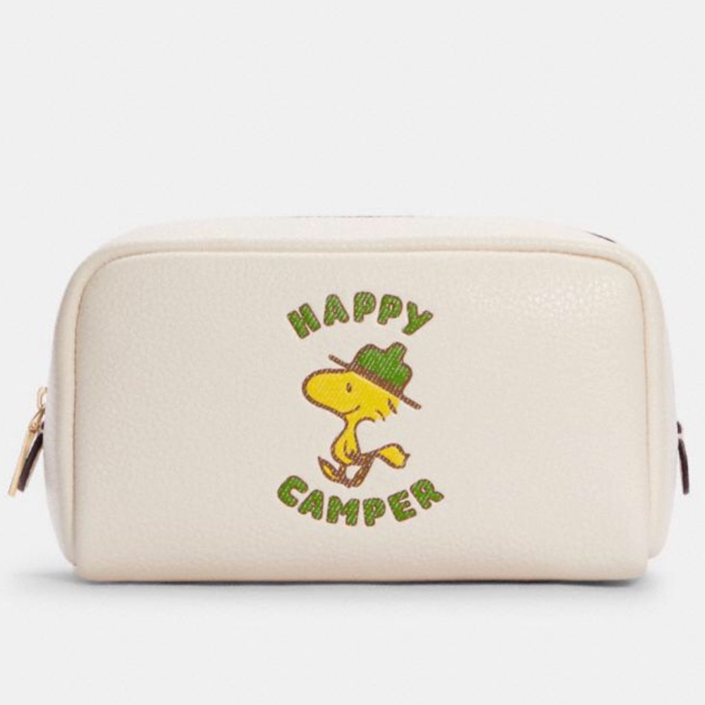 Coach X Peanuts Cosmetic Case With Woodstock